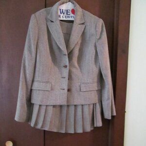 Suit - Liz Clairborne - Brown Tweed
